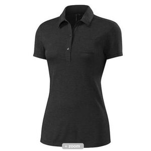 Specialized Women's Utility Polo Size M Black Corp Cycling Biking Wool Blend NWT